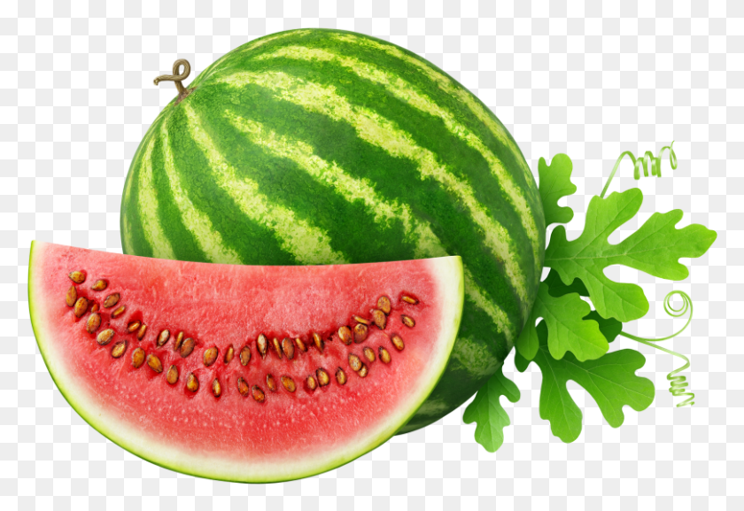 809x537 Water Melon Fruit Water Melon, Plant, Food, Watermelon HD PNG Download