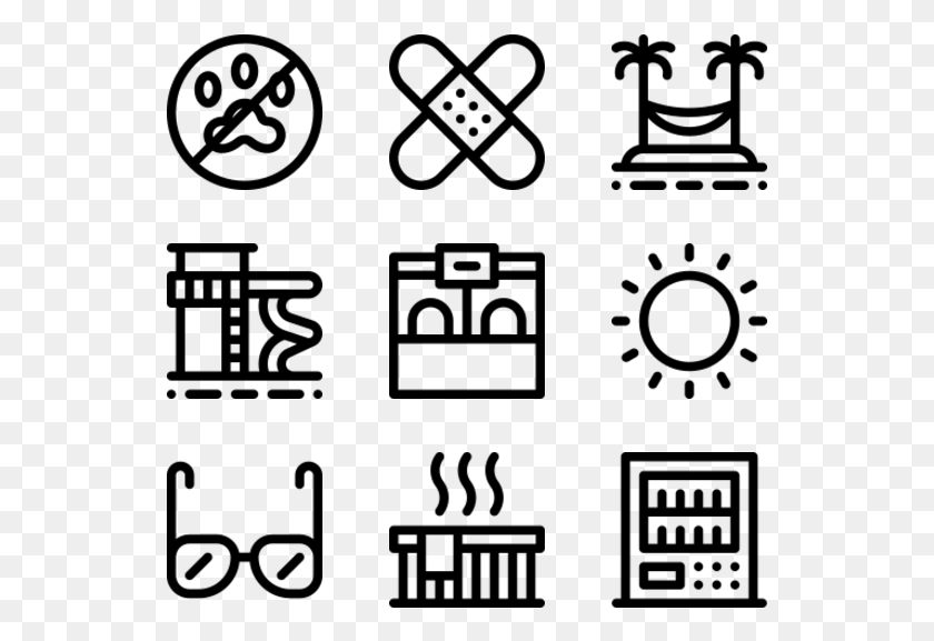 541x517 Water Park White Icons, Gray, World Of Warcraft HD PNG Download