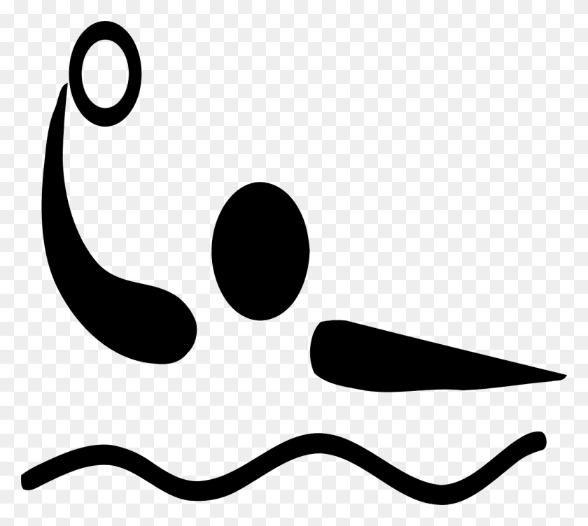 1280x1137 Water Polo Sport Pictogram Ball Image Olympic Water Polo Logo, Gray, World Of Warcraft HD PNG Download
