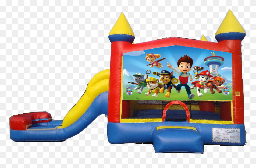 924x583 Water Slide Castle Combo Side Slide Paw Patrol Water Slide, Toy, Inflatable HD PNG Download