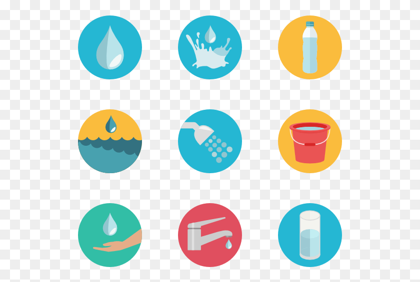 529x505 Water Water Vector Icon, Text, Symbol, Number HD PNG Download