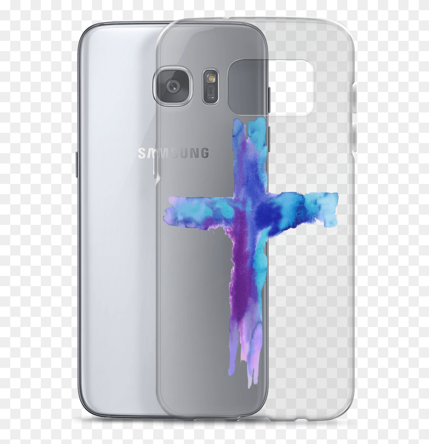 572x809 Watercolor Cross Samsung Case, Phone, Electronics, Mobile Phone HD PNG Download