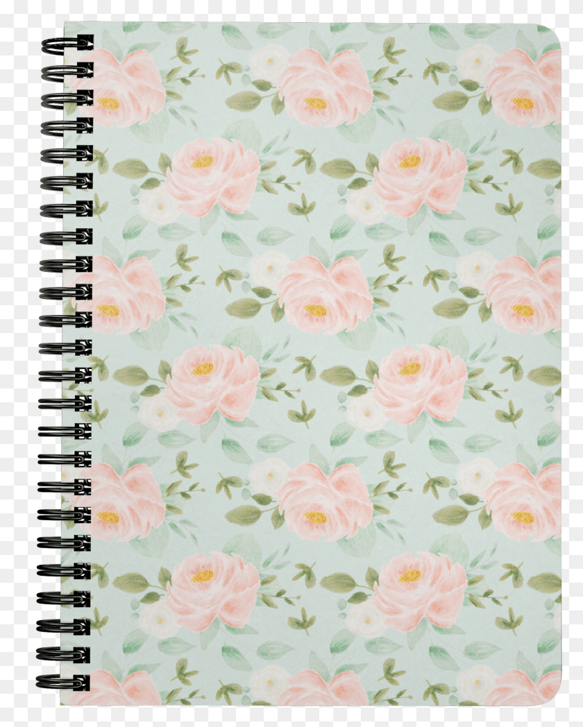 1510x1913 Watercolor Floral Spiral Notebook Sunny Blossom Design Notebook, Rug, Text Descargar Hd Png