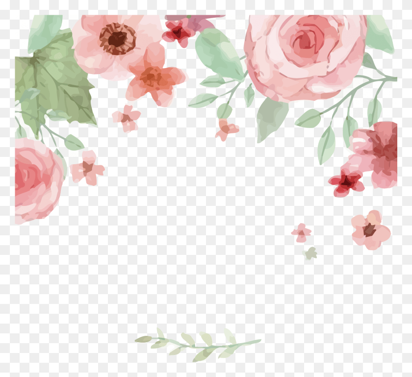1501x1365 Watercolor Flower Vector Wedding Watercolor Flower, Plant, Blossom, Rose HD PNG Download