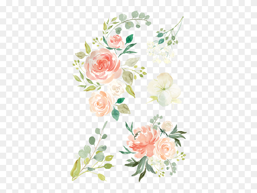 387x572 Watercolor Flowers Watercolor Flowers, Plant, Flower, Blossom HD PNG Download