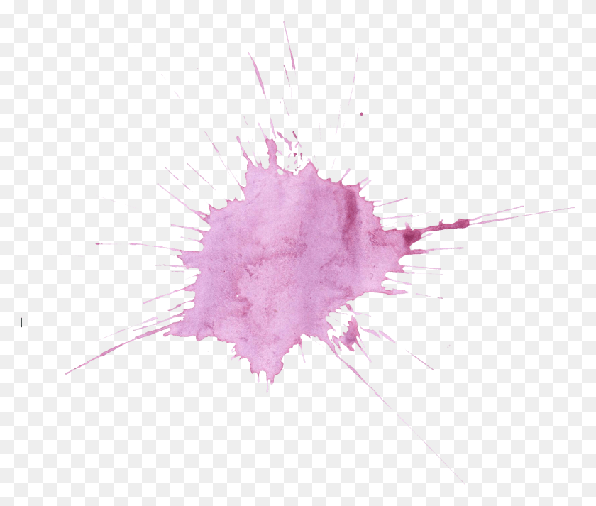1650x1382 Watercolor Painting Purple Watercolor Paint Splatter, Stain, Outdoors, Nature Descargar Hd Png