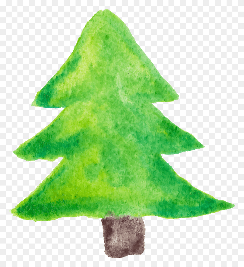 3163x3495 Watercolor Pine Tree, Leaf, Plant, Tree HD PNG Download