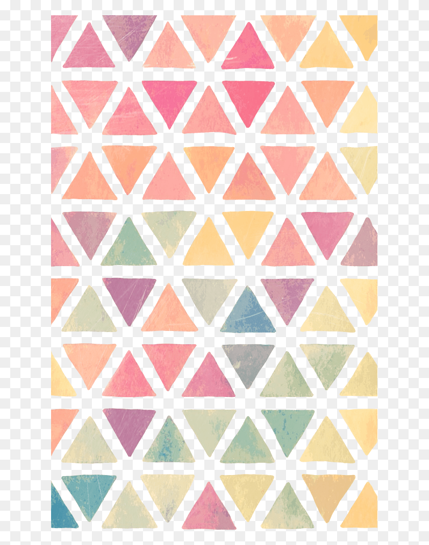 639x1007 Watercolor Rainbow Pattern Background Triangle Iphone 5 Wallpaper We Heart, Rug, Purple, Mat HD PNG Download