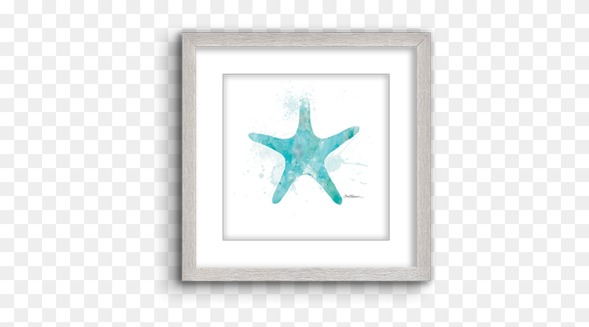 409x407 Watercolor Silhouette Starfish Echinoderm, Invertebrate, Sea Life, Animal HD PNG Download