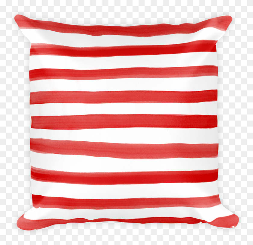 913x882 Watercolor Stripe Throw Pillow Cover Cushion, Flag, Symbol Descargar Hd Png