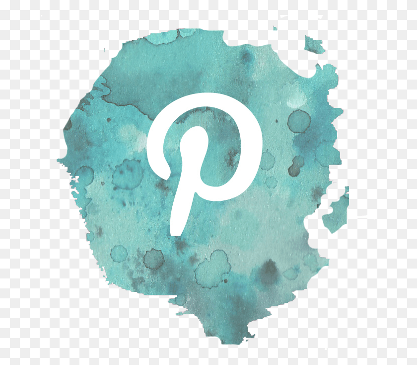 673x674 Watercolour Social Media Icons, Turquoise, Text, Rug HD PNG Download