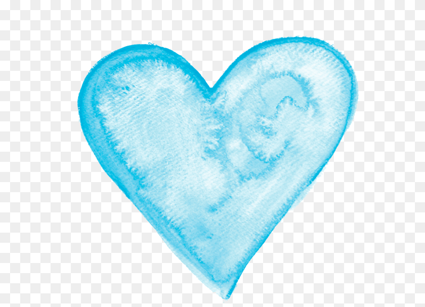 580x607 Watercolour Clipart Vectors Psd Templates Blue Love Heart Watercolour Transparent PNG