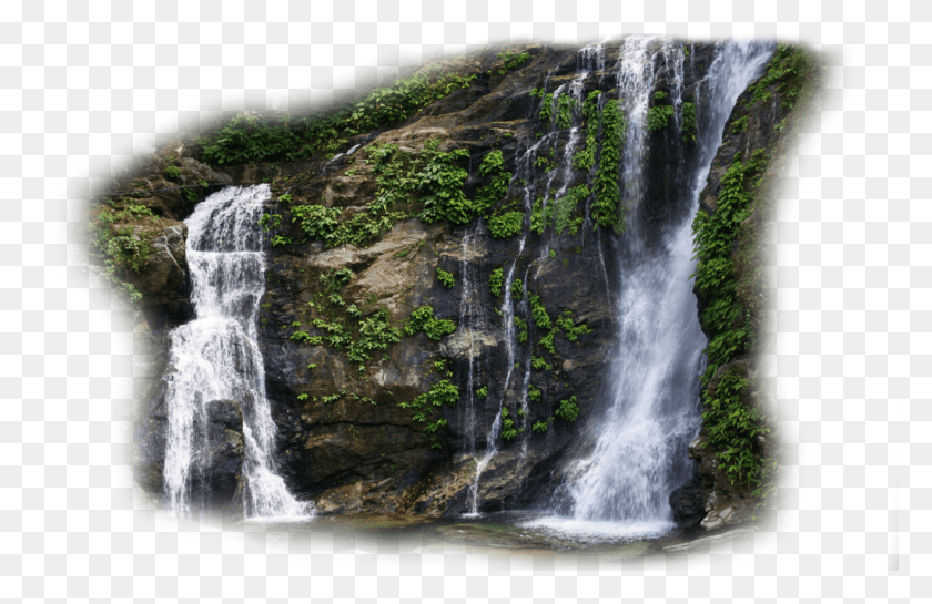 1024x638 Waterfall Picture Tamaraw Beach, River, Outdoors, Water HD PNG Download