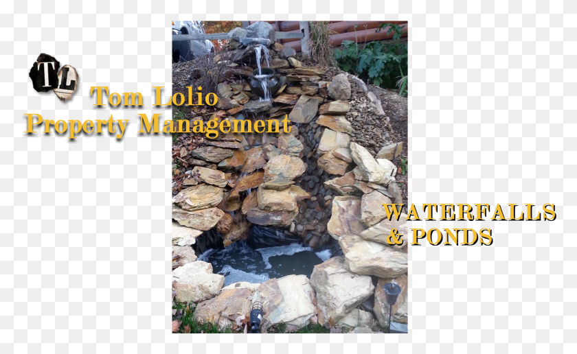 1709x1001 Waterfalls Amp Ponds Boulder, Rubble, Water, Nature HD PNG Download
