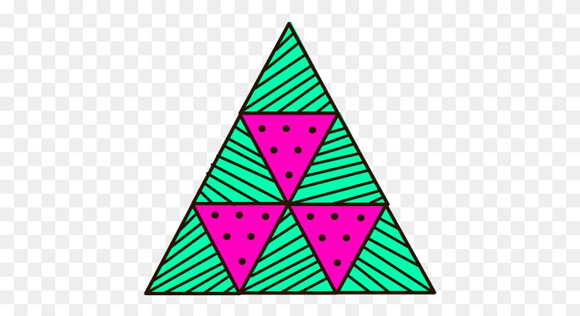 425x397 Watermelon Sticker Triangle, Pattern, Ornament HD PNG Download