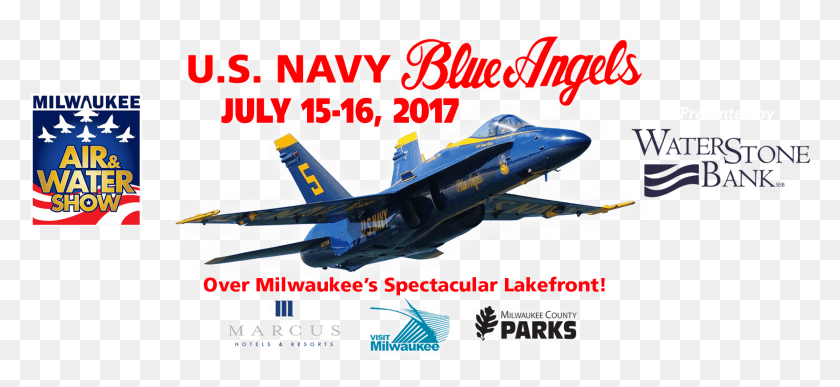 1754x737 Waterstone Bank Announces Additional 2017 Performers Milwaukee Air And Water Show 2017, Airplane, Aircraft, Vehicle HD PNG Download