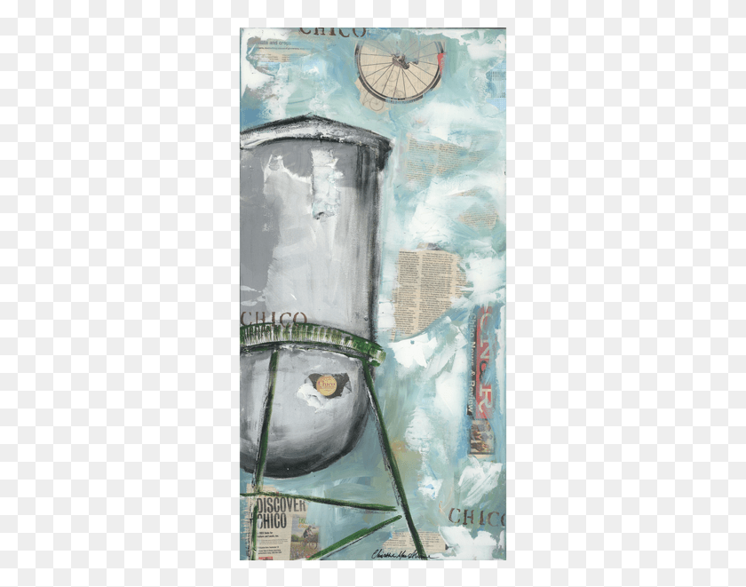 Watertower Chico Christine Mac Shane Art Painting, Nature, Outdoors HD PNG Download