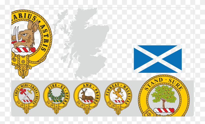 750x451 Watson Clans Crest Scottish Clan Crest, Label, Text, Symbol HD PNG Download