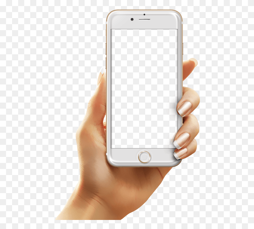 482x699 Мобильное Приложение Wava С Рукой, Мобильный Телефон, Телефон, Электроника Hd Png Скачать