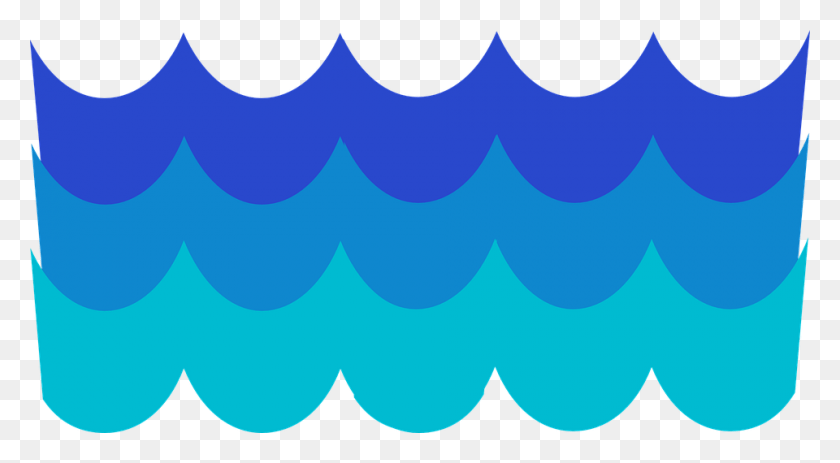 960x496 Wave Border Olas De Agua Dibujo, Symbol, Pattern, Crown HD PNG Download