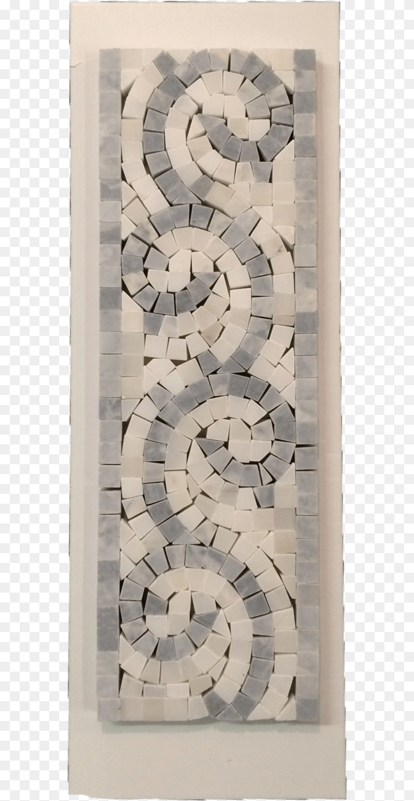 Wave Border Pacific Gray Honed Architecture, Home Decor, Rug Clipart PNG