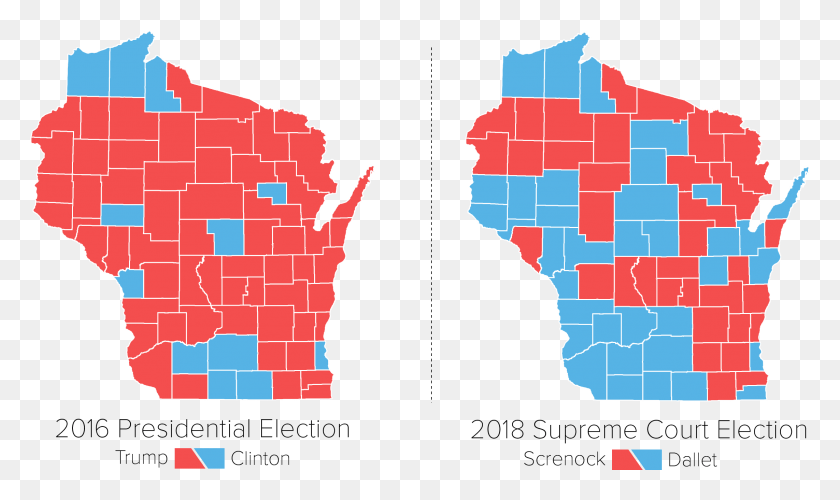 2285x1289 Wave Builds39 In Wisconsin39s Supreme Court Election, Map, Diagram, Atlas HD PNG Download