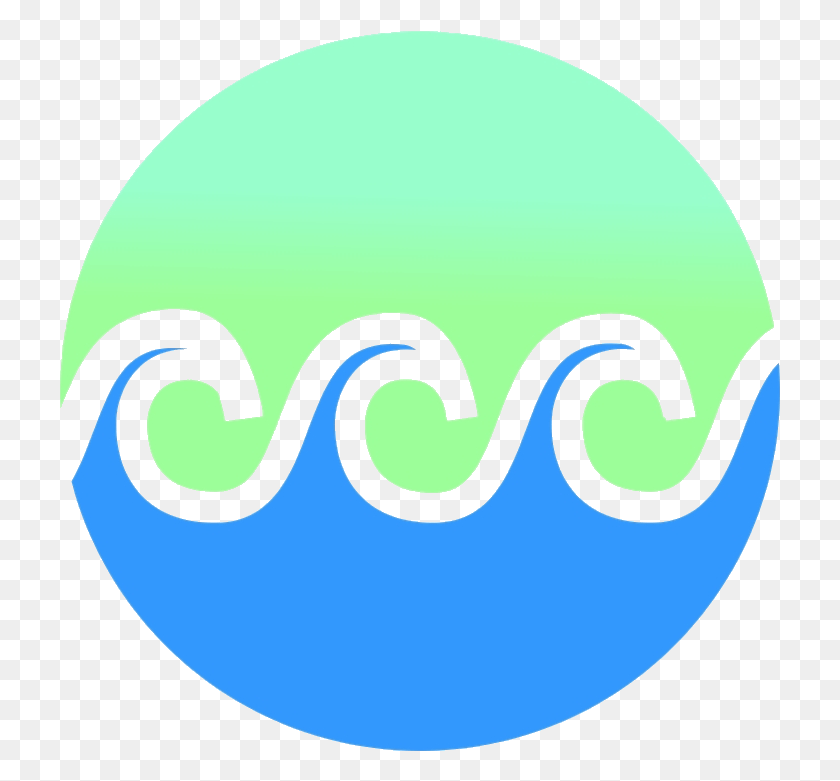 721x721 Wave Tidal Clipart Buy Clip Art Beach Logo Transparent Circle, Label, Text, Tabletop HD PNG Download
