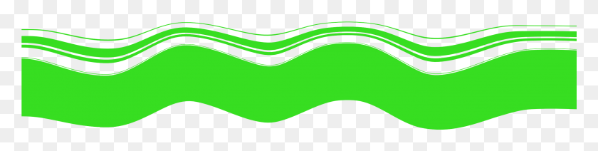 2501x488 Waves, Green, Graphics HD PNG Download