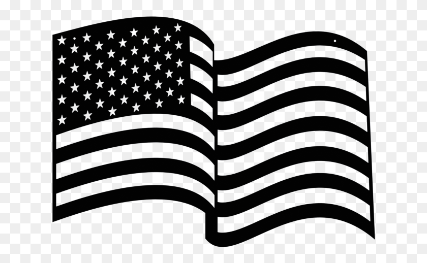 638x458 Wavy American Flag Metal Sign Small Transparent American Flag Clipart, Tree, Plant, Text HD PNG Download