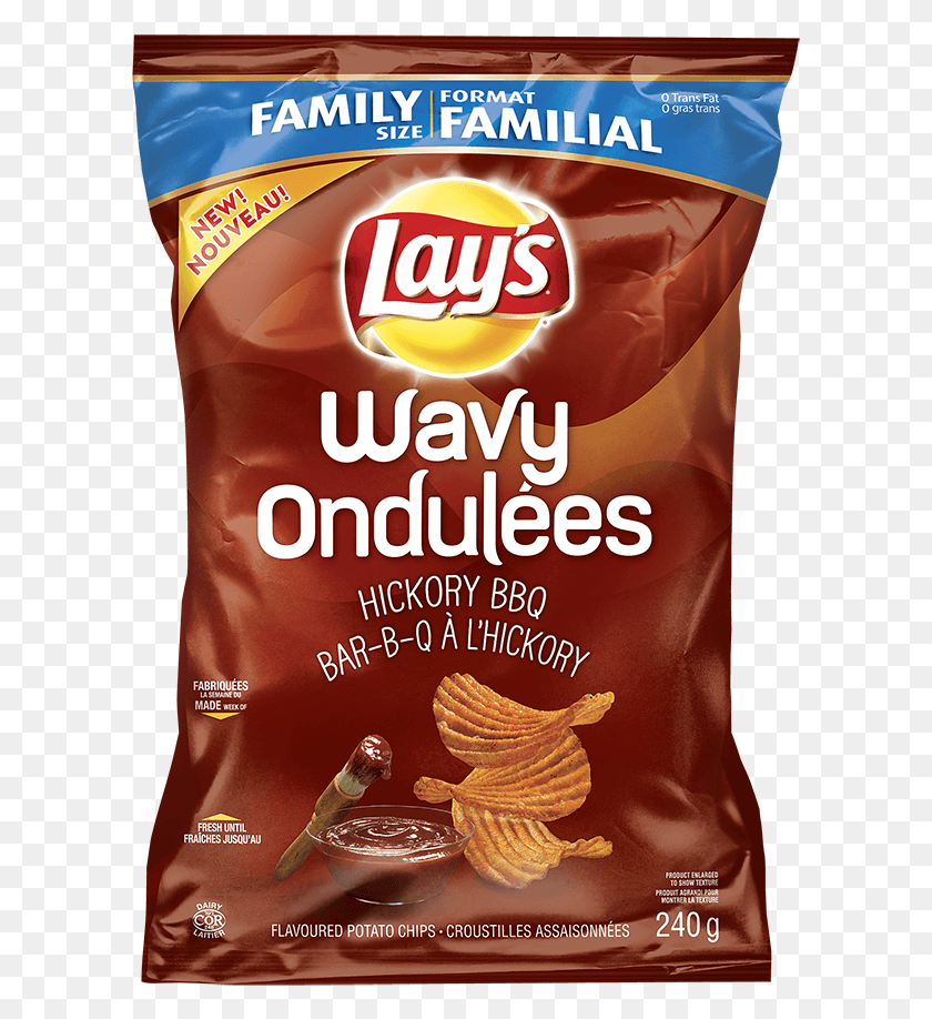 603x858 Wavy Lay39s Hickory Bbq Potato Chips Lay39s Wavy Salt And Vinegar, Food, Snack, Plant HD PNG Download