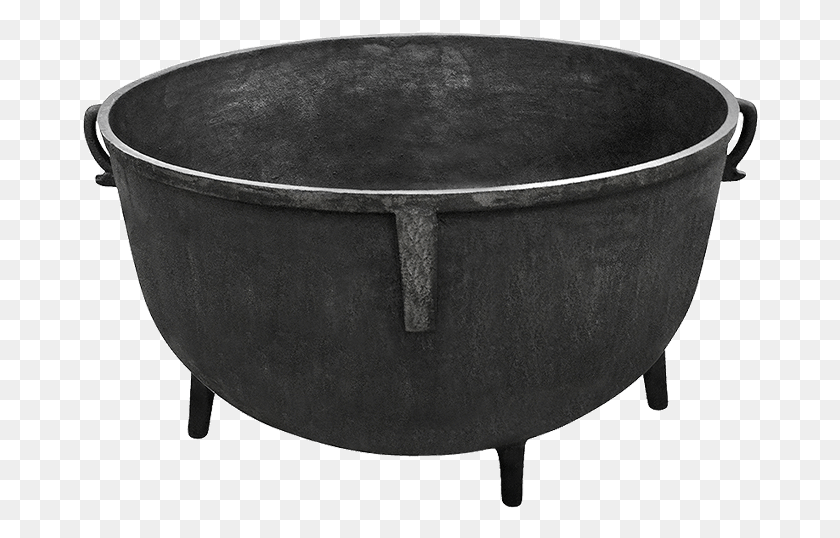 677x478 Waxed Stew Pot 18 Gal Big Iron Pots, Bowl, Tub, Soup Bowl Descargar Hd Png