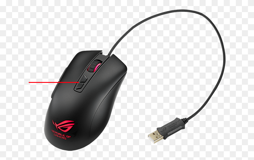 652x469 Way Dpi Switch For More Accurate Sniping Or Faster Asus Rog Harrier, Mouse, Hardware, Computer HD PNG Download