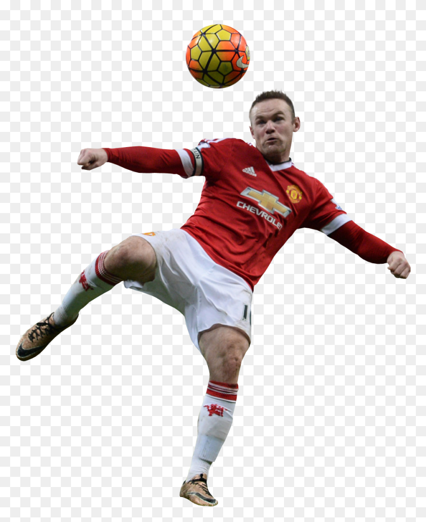 936x1163 Wayne Rooneyrender Kick American Football, Person, Human, Sphere HD PNG Download