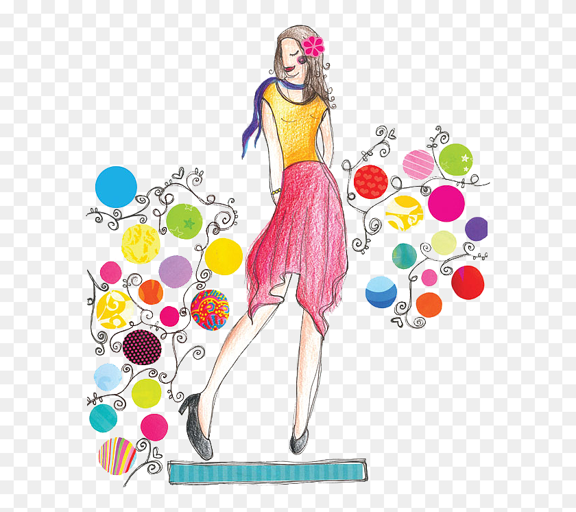 591x686 Wayne Township Illinois You Are Invited To Clip Art Fashion Show Cartoon, Person, Costume, Performer HD PNG Download