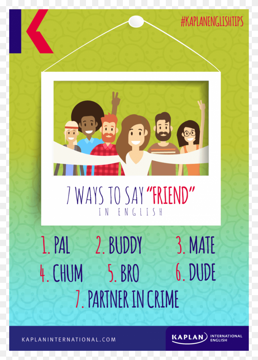 868x1237 Ways To Say 39friend39 In English Formas De Decir Amigo, Advertisement, Poster, Flyer HD PNG Download