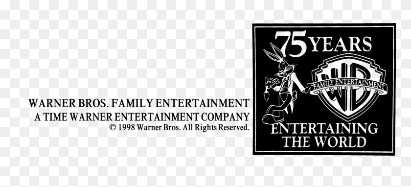 1970x815 Wb Warner Bros Family Entertainment, Текст, Визитная Карточка, Бумага Hd Png Скачать