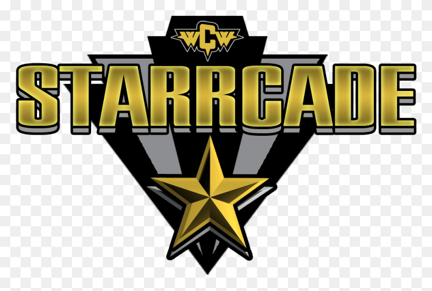 966x627 Wcw Starrcade 8039S Logo Wwe Starrcade Logo, Símbolo, Uniforme Militar, Militar Hd Png