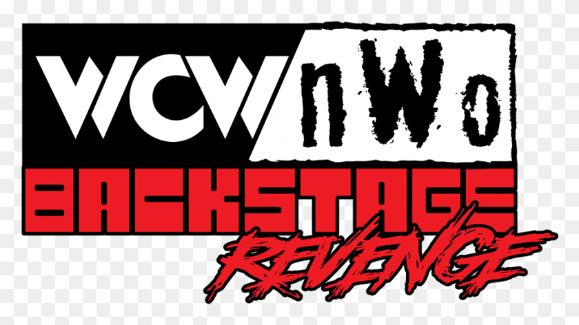 907x480 Descargar Png Wcwnwo Backstage Revenge Logo Ha Wcw Nwo Souled Out, Texto, Etiqueta, Alfabeto Hd Png