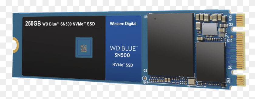 1396x477 Descargar Png Wd Blue Sn500 Nvme Ssd Western Digital M 2 Nvme, Electrónica, Texto, Pantalla Hd Png