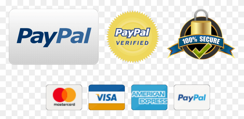 1214x546 We Accept Payments Powered By Paypal, Text, Label, Credit Card HD PNG Download