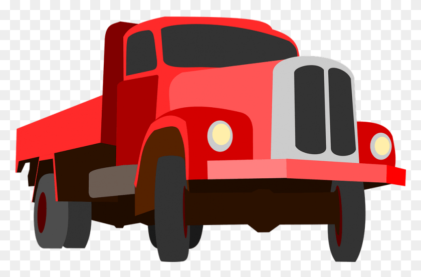 961x608 We Are Having Thorough Expertise In This Industry We Desenho Caminho Vermelho, Truck, Vehicle, Transportation HD PNG Download