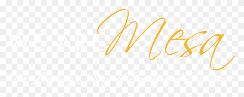 1200x423 We Are Mesa The Leading College Of Equity And Excellence Mercy Of God, Text, Handwriting, Calligraphy HD PNG Download