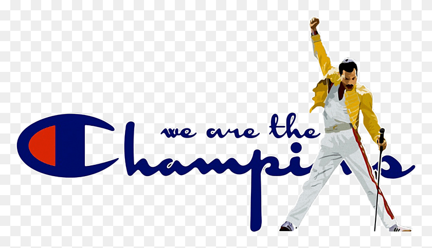 2369x1286 Футболка We Are The Champions, Человек, Человек, Спорт Png Скачать