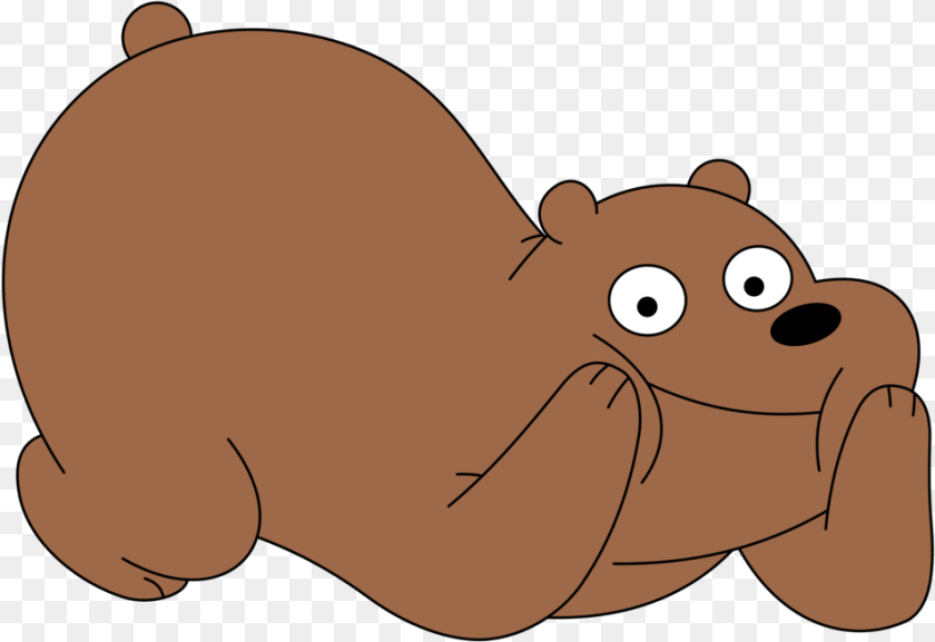 We Bare Bears, Animal, Bear, Mammal, Wildlife Sticker PNG