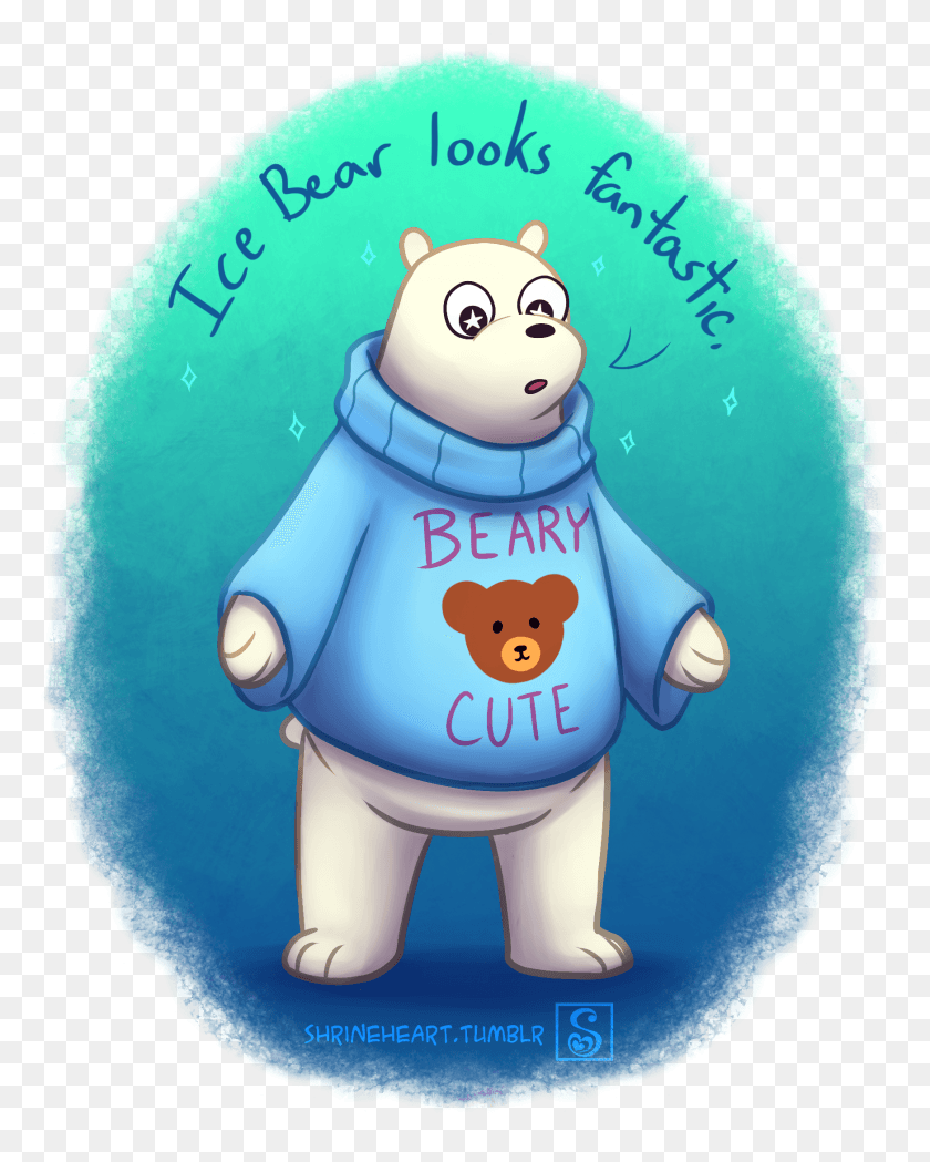 1743x2212 We Bare Bears Ice Bear We Bare Bears Fanart, Outdoors, Nature, Toy HD PNG Download
