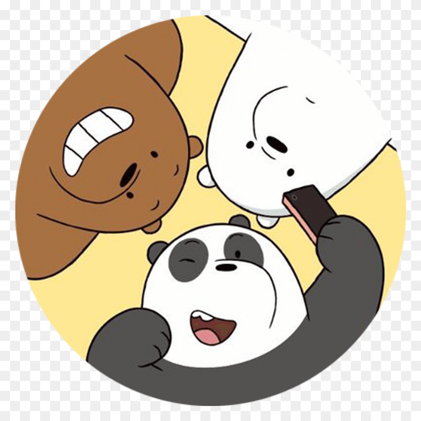 1489x1489 We Bare Bears We Bare Bears Aesthetic, Doodle HD PNG Download