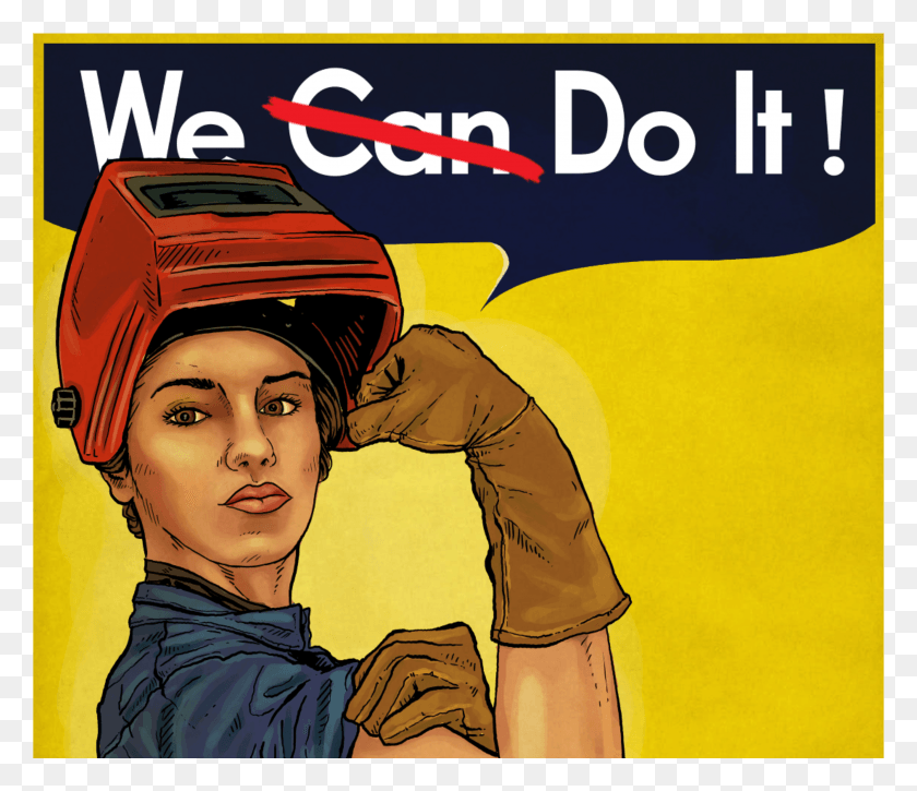 2837x2419 We Can Do It Graphic Wf Poster HD PNG Download