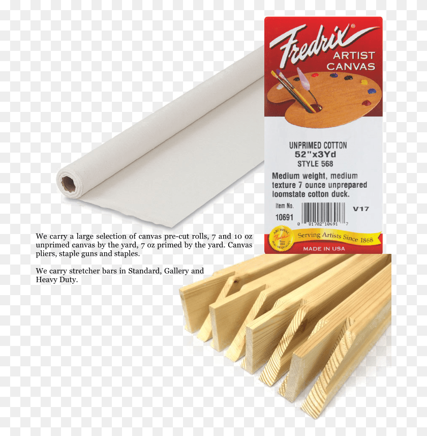 701x797 We Carry A Large Selection Of Canvas Pre Cut Rolls, Food, Advertisement HD PNG Download