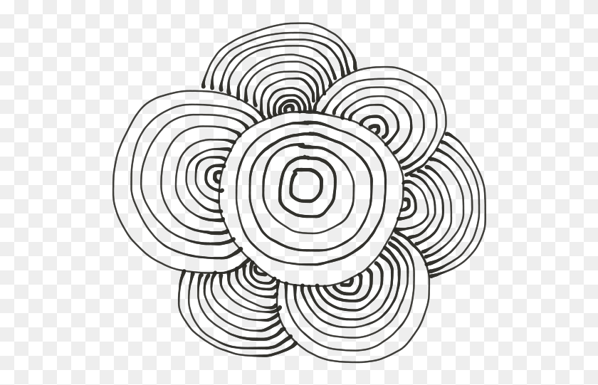 527x481 We Did Few More Similar Pattern Doodles And After Line Art, Spiral, Rug, Coil HD PNG Download