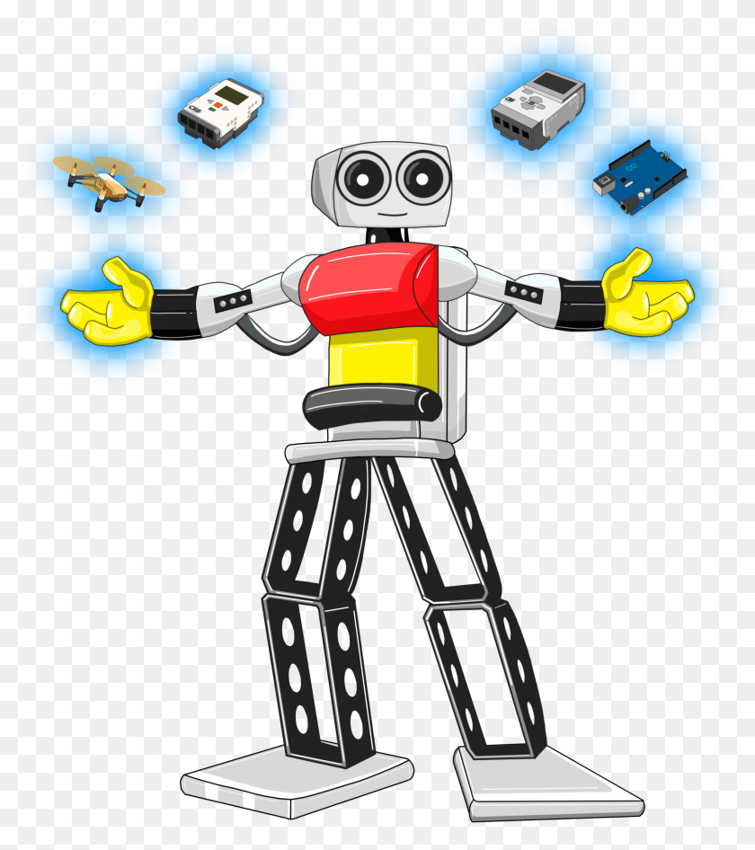 2468x2806 We Hold Various Workshops Competitions And Activities Cartoon, Robot HD PNG Download